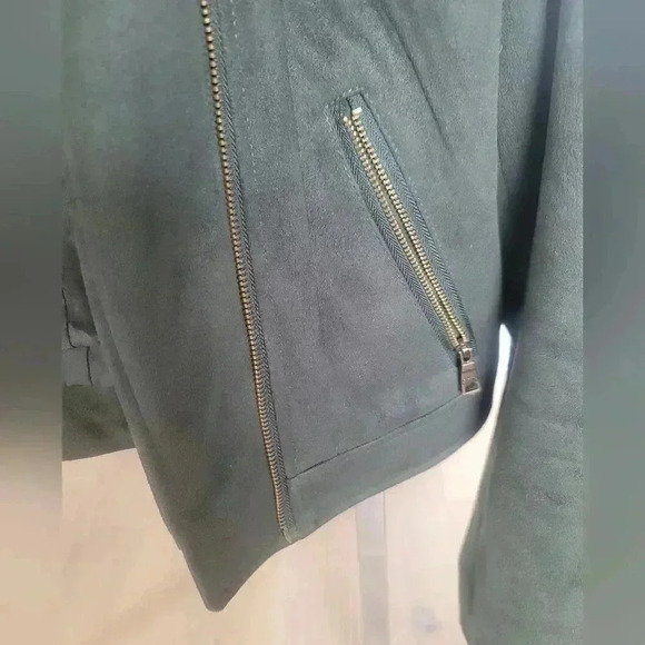 Banana Republic suede moto jacket - Picture 2 of 8